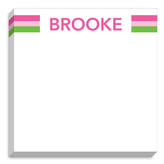 Brooke Stripe Chunky Notepad